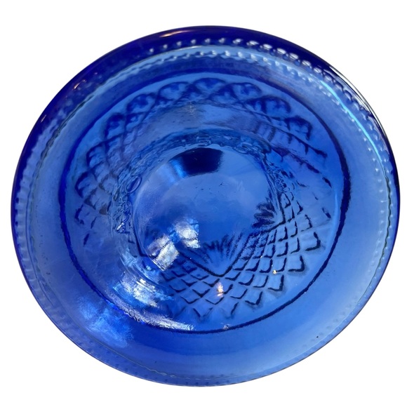 Avon Moonwind empty blue bell shaped perfume cologne bottle - Picture 4 of 4